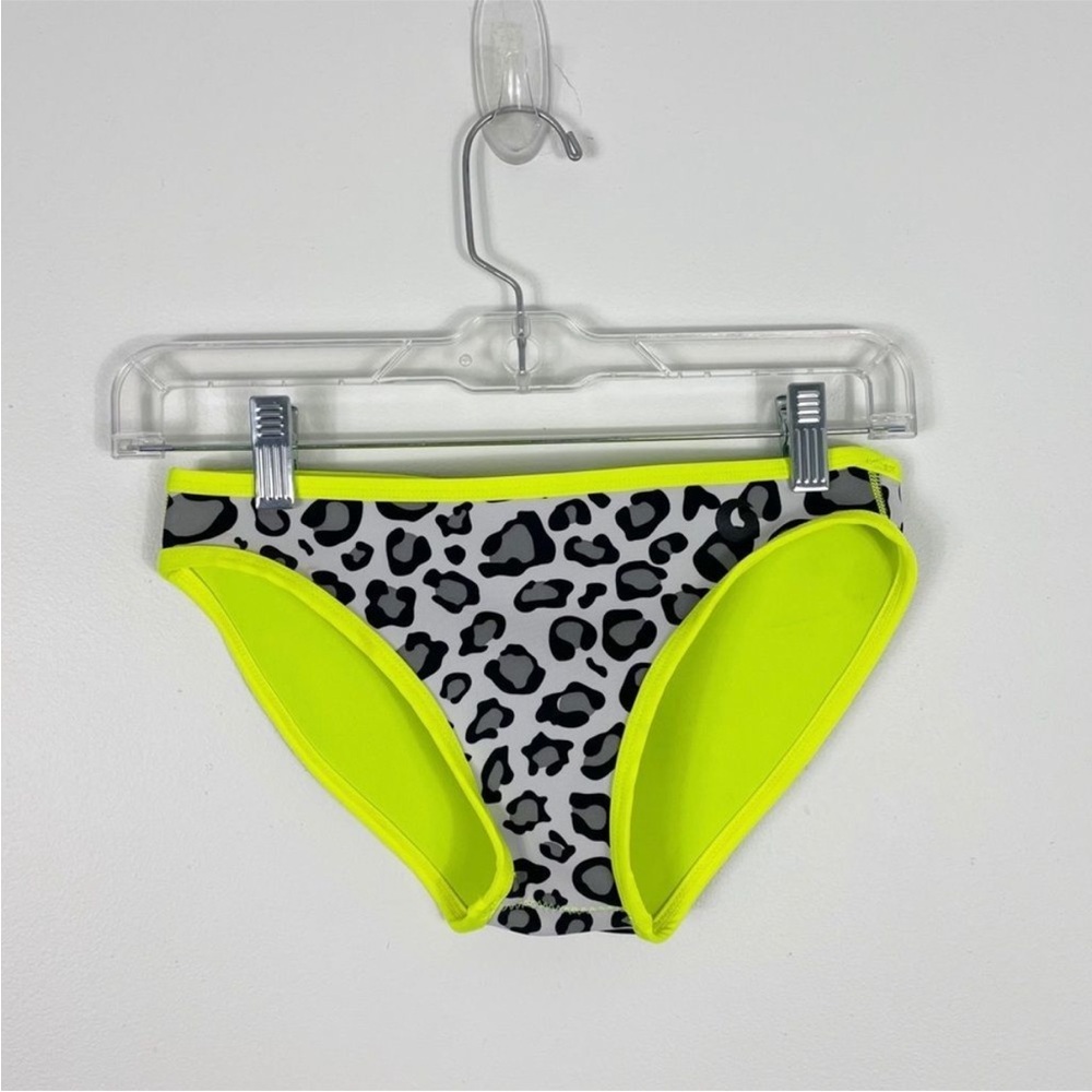 Aloha ! Leopard Print Bikini Bottoms - Neon Yellow - surf 🏄‍♀️
